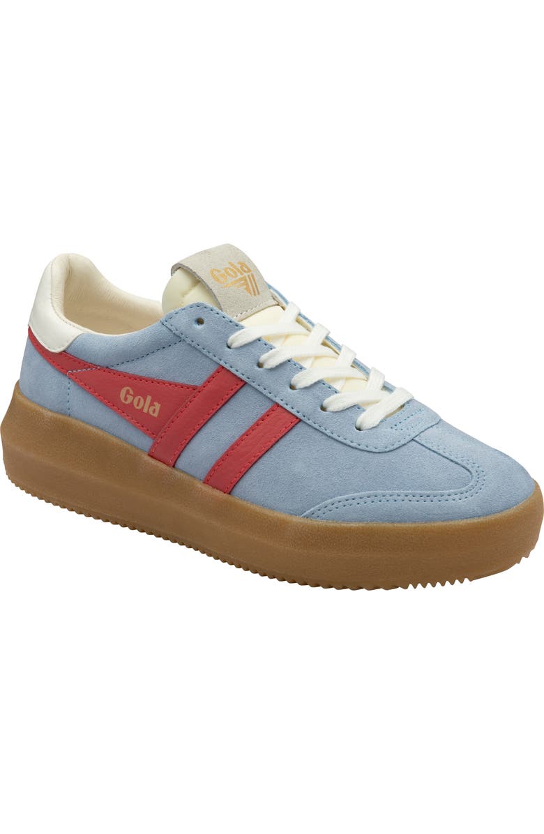 Gola Athena Sneaker, Main, color, Air/ Coral/ Off White/ Gum