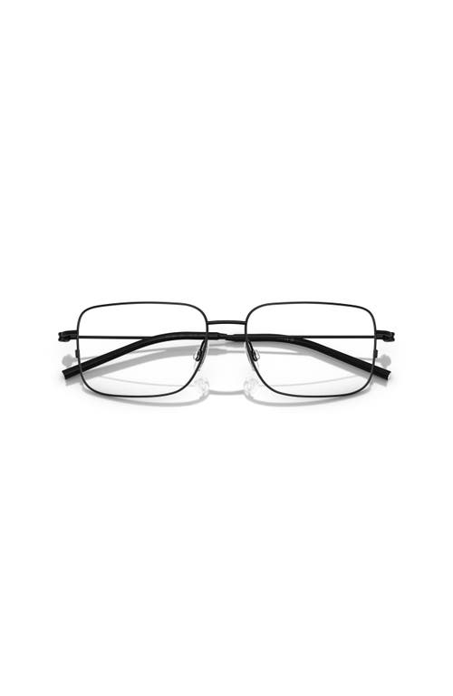 Moncler 56mm Irregular Optical Glasses In Black
