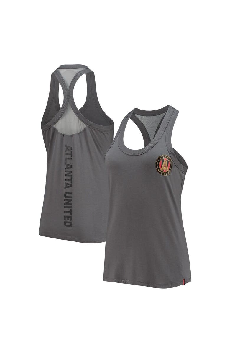 THE WILD COLLECTIVE Women's The Wild Collective Gray Atlanta United FC Athleisure Tank Top, Main, color, Gray