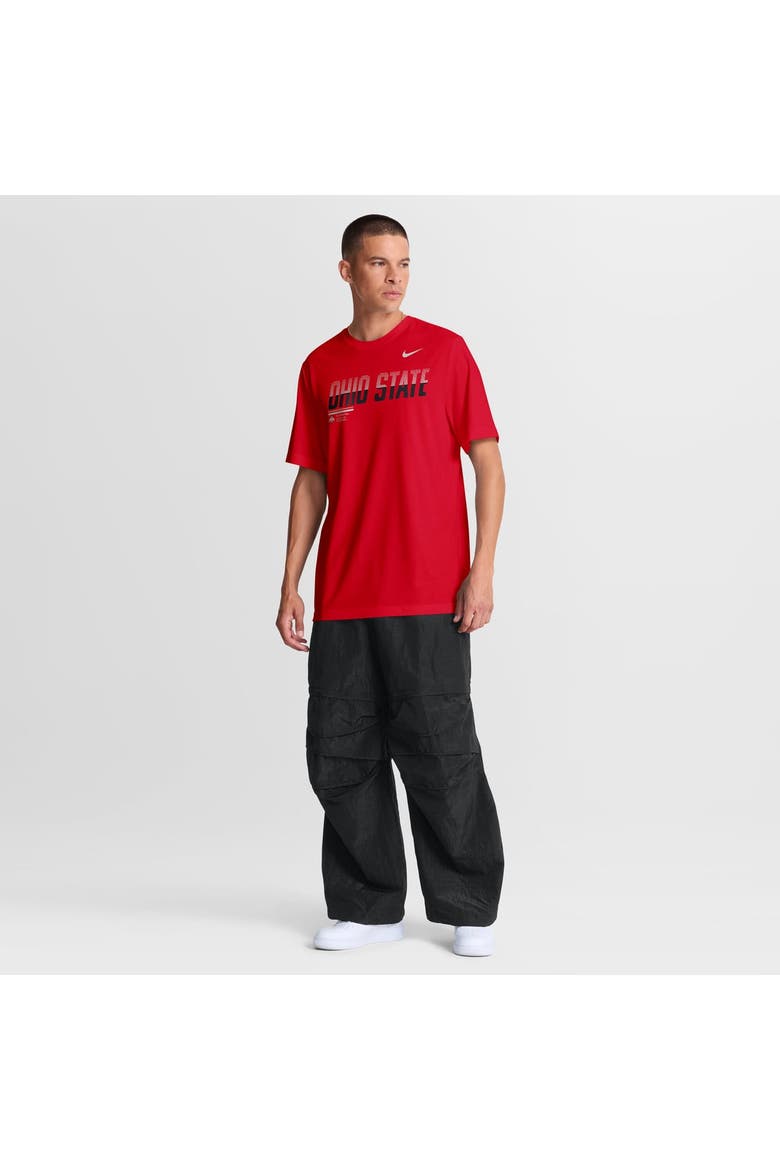 Men's Nike Scarlet Ohio State Buckeyes Sideline Legend Dri-FIT T-Shirt, Alternate, color, Scarlet