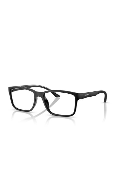 Arnette 55mm Square Optical Glasses In Black