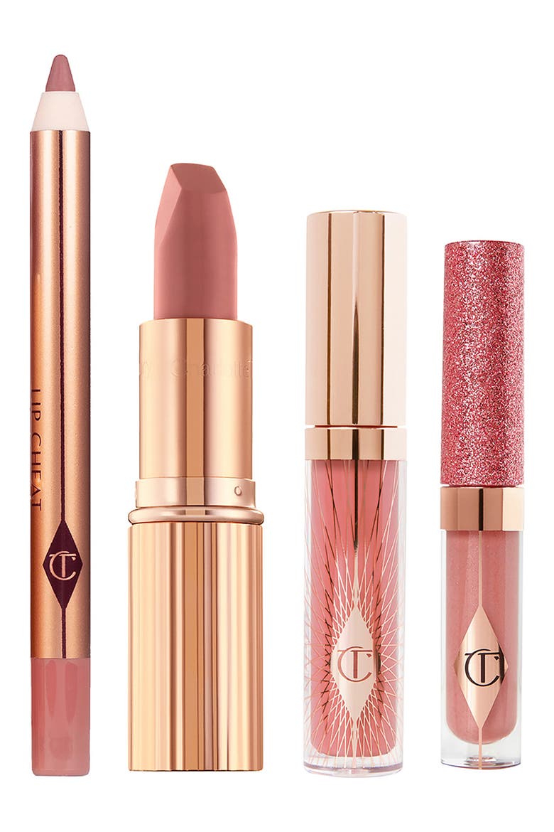 Pillow Talk Lip Secrets Set, Main, color, PINK