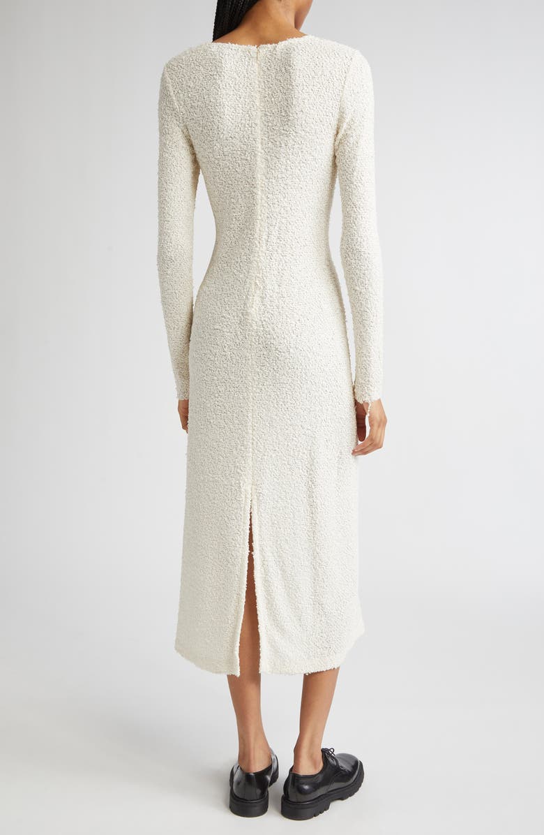 PARTOW Tina Long Sleeve Midi Dress, Alternate, color, Ivory