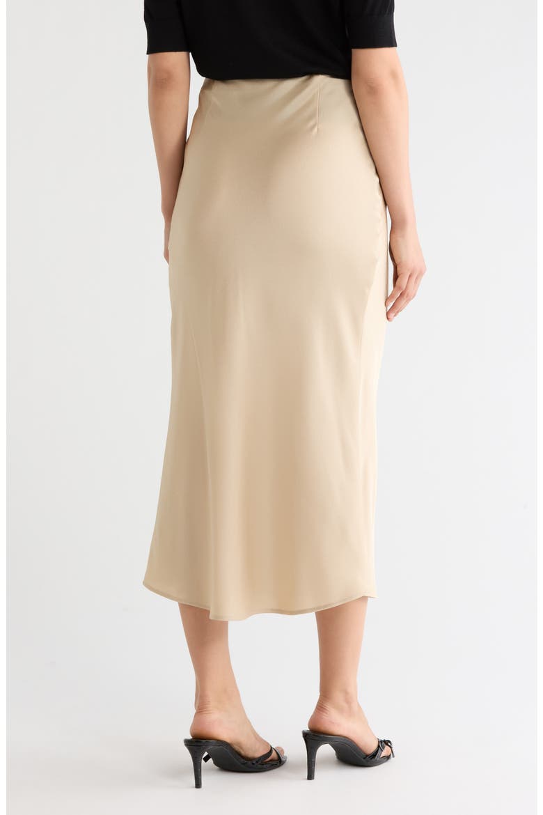 Visos Satin Maxi Skirt, Alternate, color, OPEN BEIGE