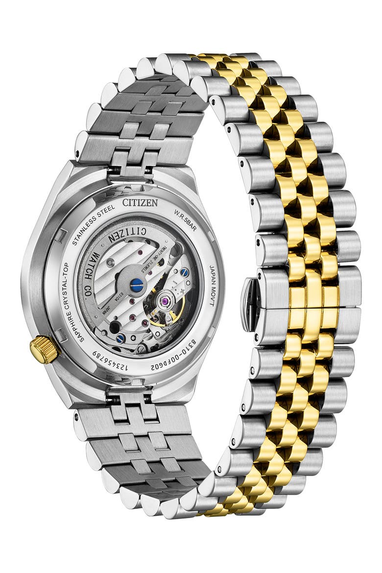 TSUYOSA 60 Two-Tone Automatic Bracelet Watch, 40mm, Alternate, color, TWO-TONE