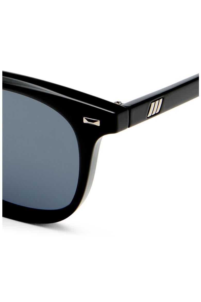 Le Resolu 51mm Polarized D-Frame Sunglasses, Alternate, color, BLACK / SMOKE MONO POLARIZED