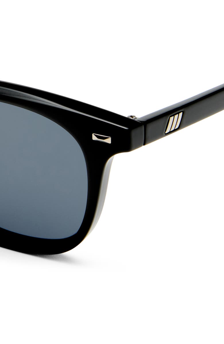 Le Specs Le Resolu 51mm Polarized D-Frame Sunglasses, Alternate, color, Black / Smoke Mono Polarized