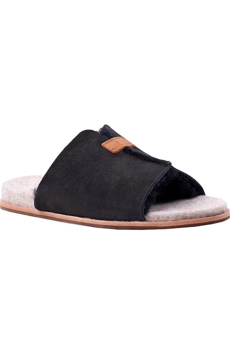 Revitalign Spruce Genuine Shearling Lined Orthotic Slide Slipper, Main, color,