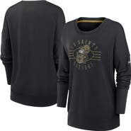 Nike Women's Nike Black New Orleans Saints Rewind Playback Icon Performance Pullover Sweatshirt