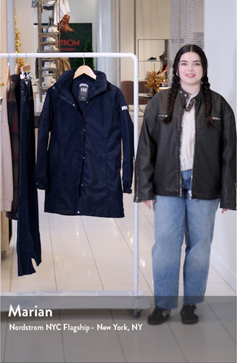 Aden Hooded Waterproof Insulated Rain Jacket, sales video thumbnail