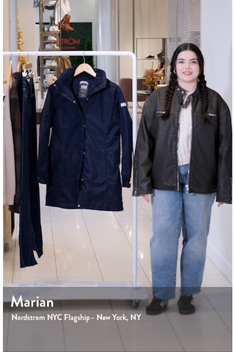 Aden Hooded Waterproof Insulated Rain Jacket video