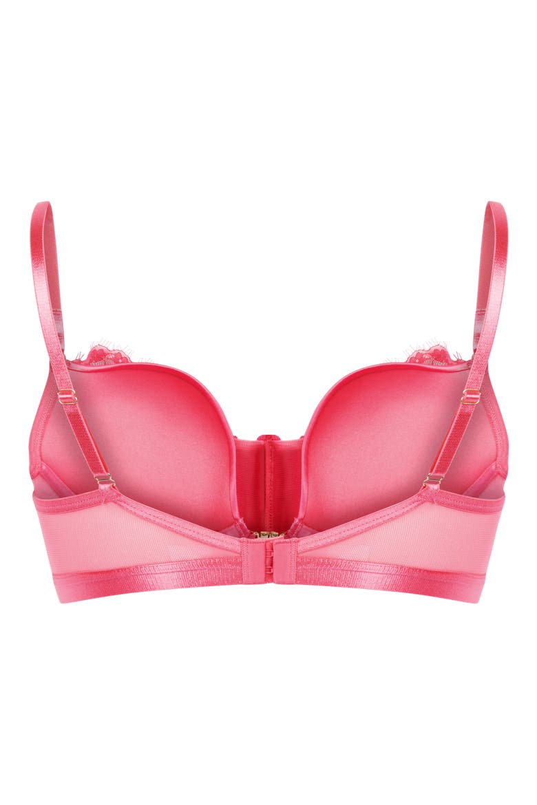 Sable Underwire Push-Up Bra, Alternate, color, CAMELLIA ROSE