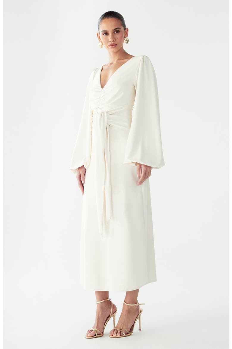 Gwen Midi Dress, Alternate, color, Cream