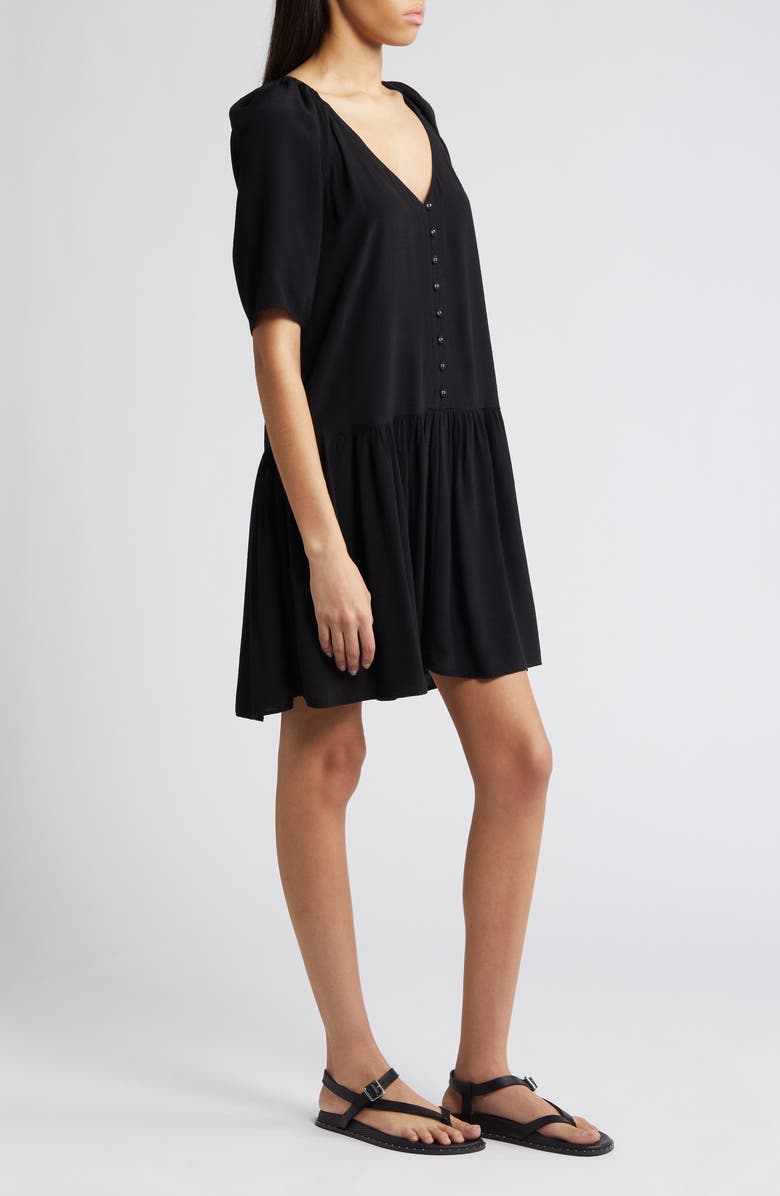 Treasure & Bond Button-Up Drop Waist Minidress, Alternate, color,