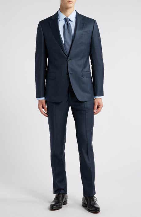 Emporio Armani Plaid Wool Suit