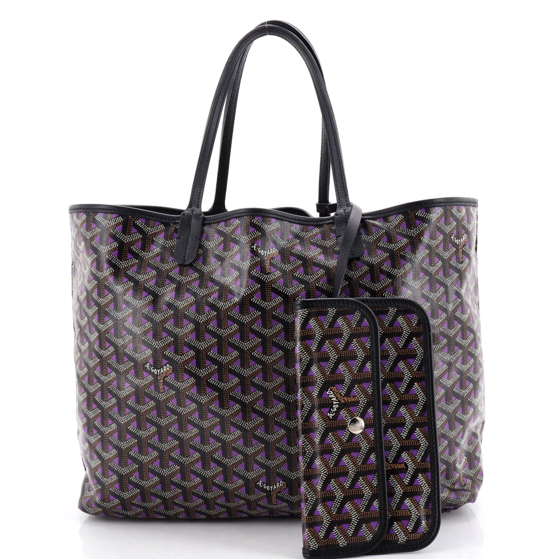 Saint Louis Tote Claire Voie Coated Canvas PM, Alternate, color, Purple