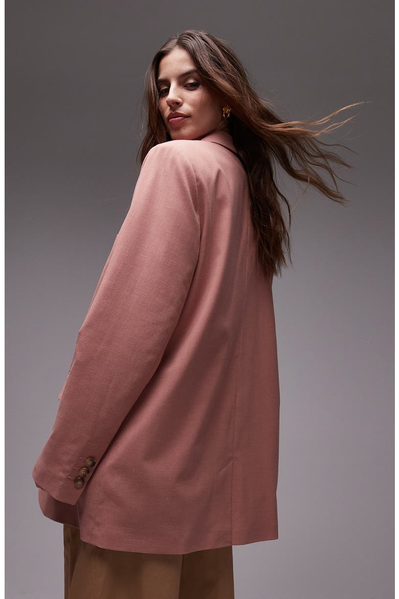 High Break Tailored Blazer, Alternate, color, LIGHT PINK