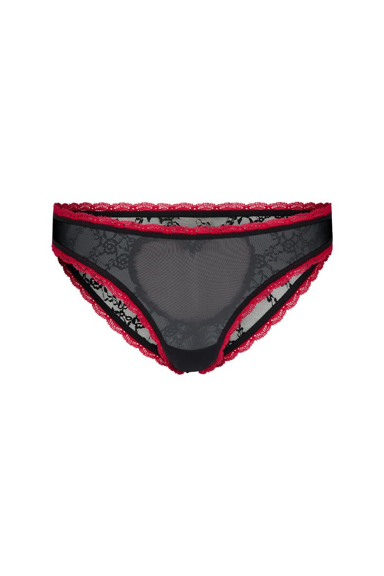 Cerys Cheeky Panties, Alternate, color, Black