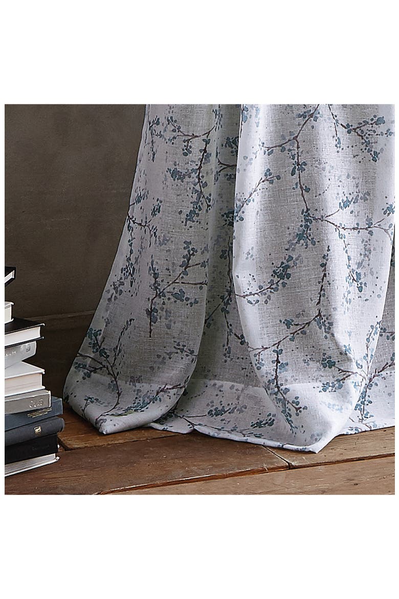 Promenade Set of 2 Curtain Panels, Alternate, color, INDIGO