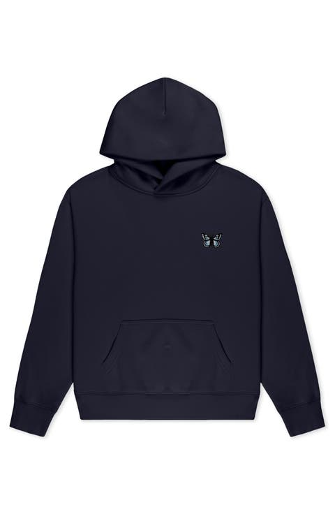 Butterfly Relaxed Midweight Fleece Pullover Hoodie