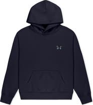 Dalix Butterfly Relaxed Midweight Fleece Pullover Hoodie