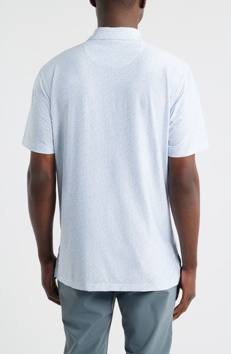 Peter Millar Paper Plane Performance Jersey Polo, Alternate, color, White