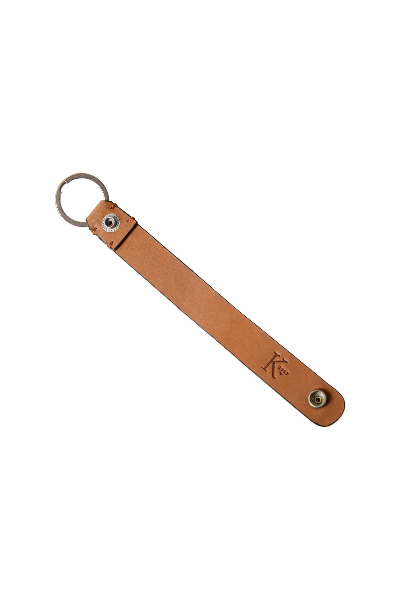 Arthur Leather Key Chain, Alternate, color, Tan