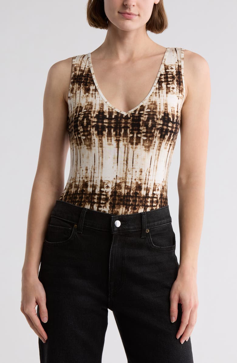 Tart Yasma Bodysuit, Main, color, Folded Shibori Stripe