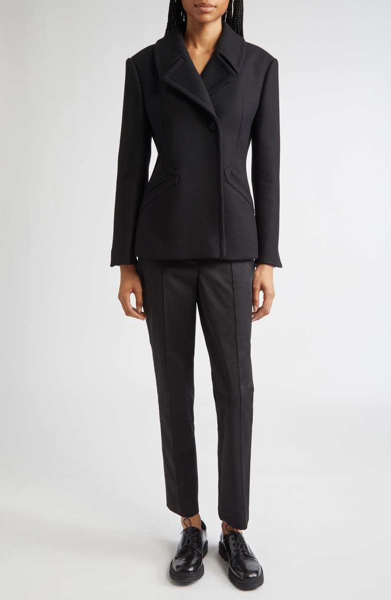 PARTOW Jesse Virgin Wool Blend Jacket, Alternate, color, Black