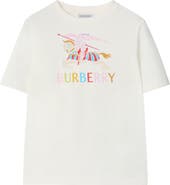 Burberry Girls' Multicolour Knight Cotton T-shirt