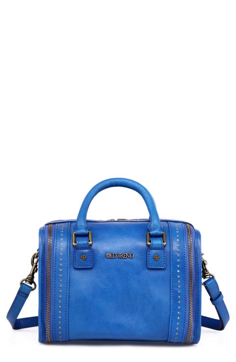 Mini Trunk Leather Crossbody Bag