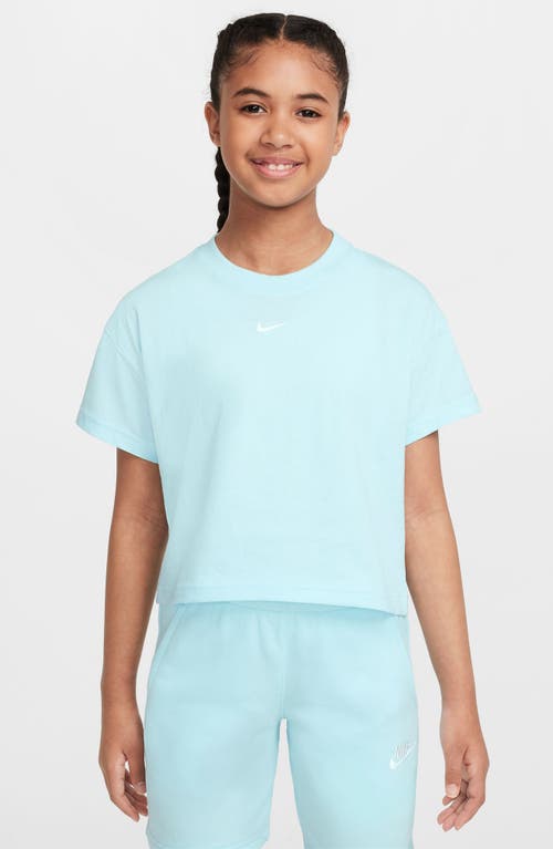 Nike Sportswear Essential Big Kids' (girls') T-shirt In Blue