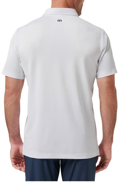 Travismathew Good Good Chest Stripe Polo In White