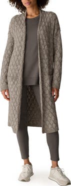 Eileen Fisher Organic Cotton Diamond Stitch Cardigan