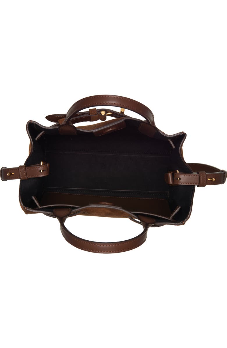 TOM FORD Small Audrey Suede Tote, Alternate, color, Whisky