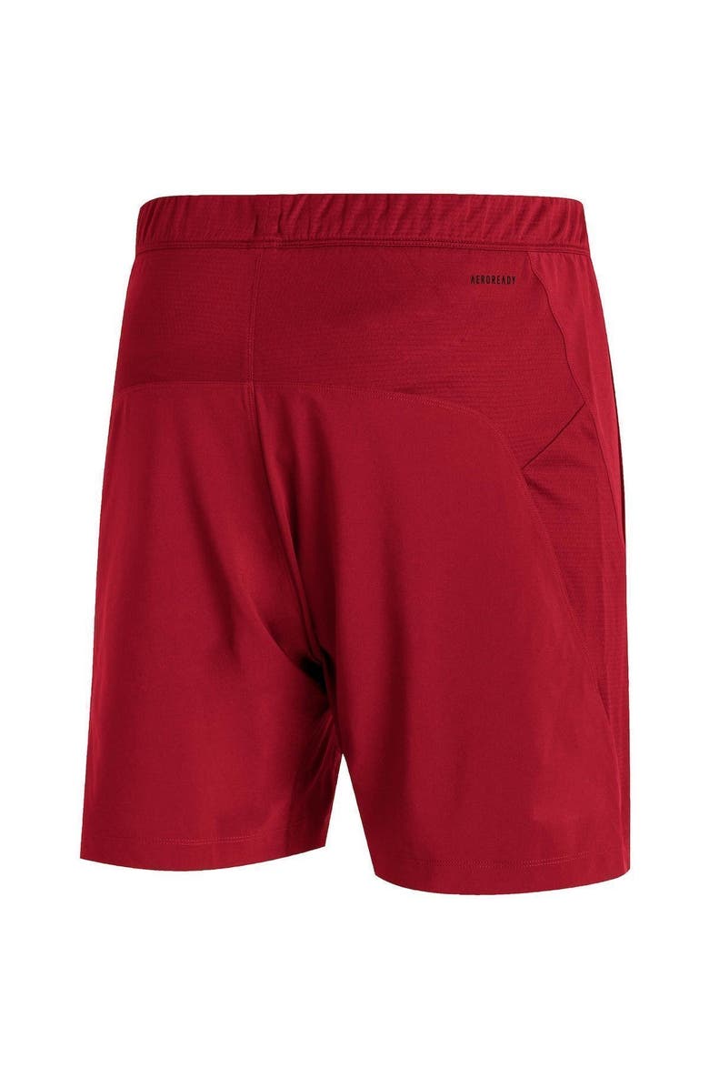 adidas Men's adidas Scarlet Nebraska Huskers 2021 Sideline AEROREADY Training Shorts, Alternate, color, Scarlet