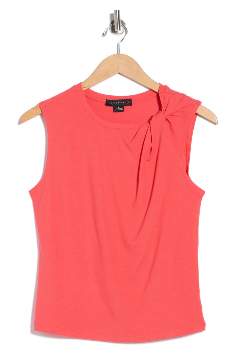 Twist Crewneck Tank, Alternate, color, CALIENTE RED