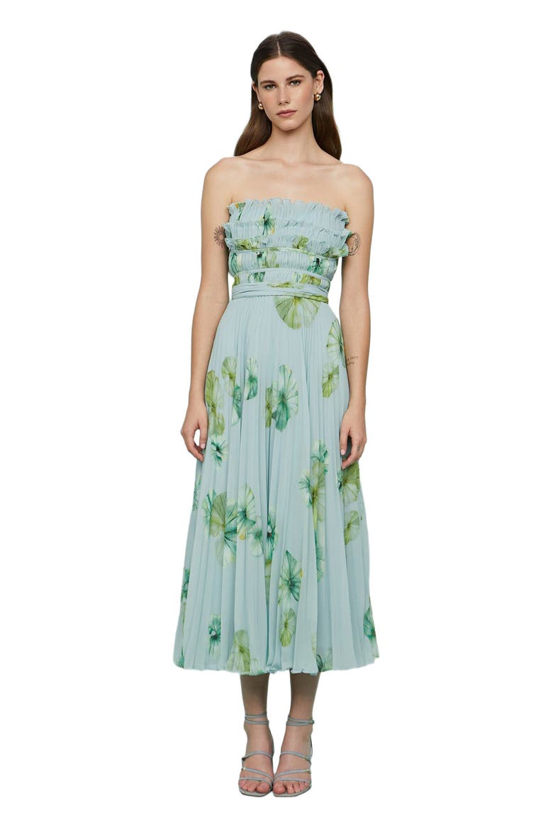 Cathy Midi Dress, Main, color, Lilypad Pond