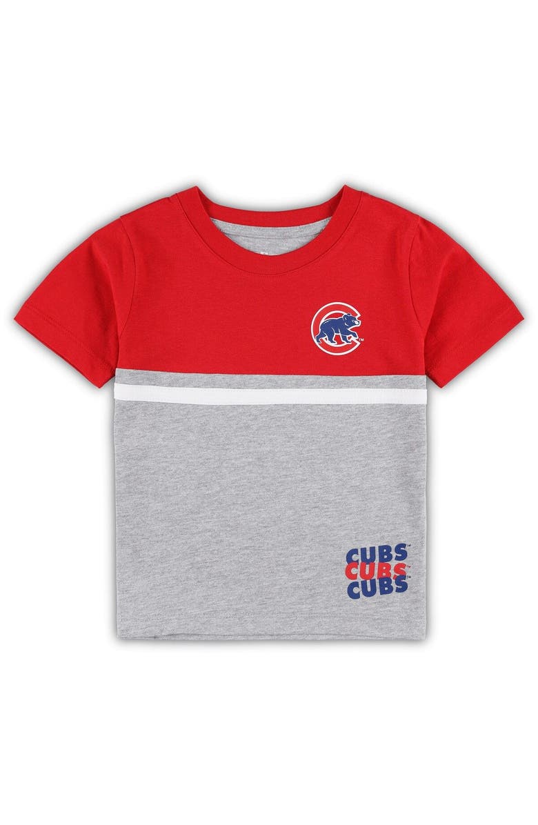 Outerstuff Toddler Royal/Red Chicago Cubs Batters Box T-Shirt & Pants Set, Alternate, color, Royal