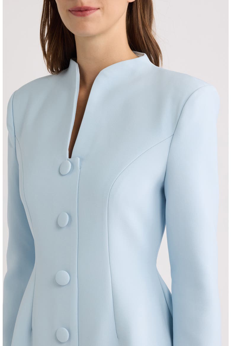 Button Down Long Sleeve Minidress, Alternate, color, POWDER BLUE