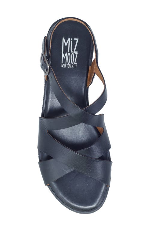 Miz Mooz Lilium Ankle Strap Sandal In Black
