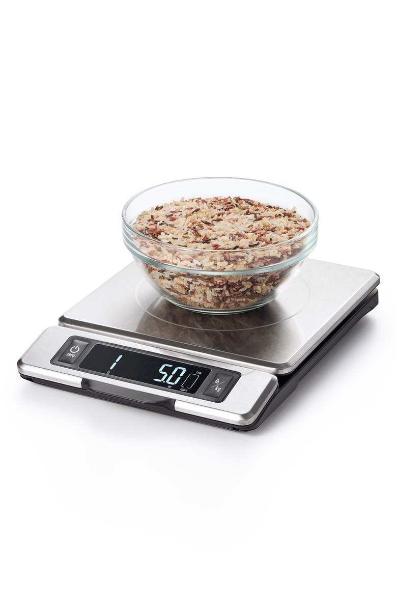 OXO Good Grips Stainless Steel Food Scale with Pull-Out Display, Main, color, 