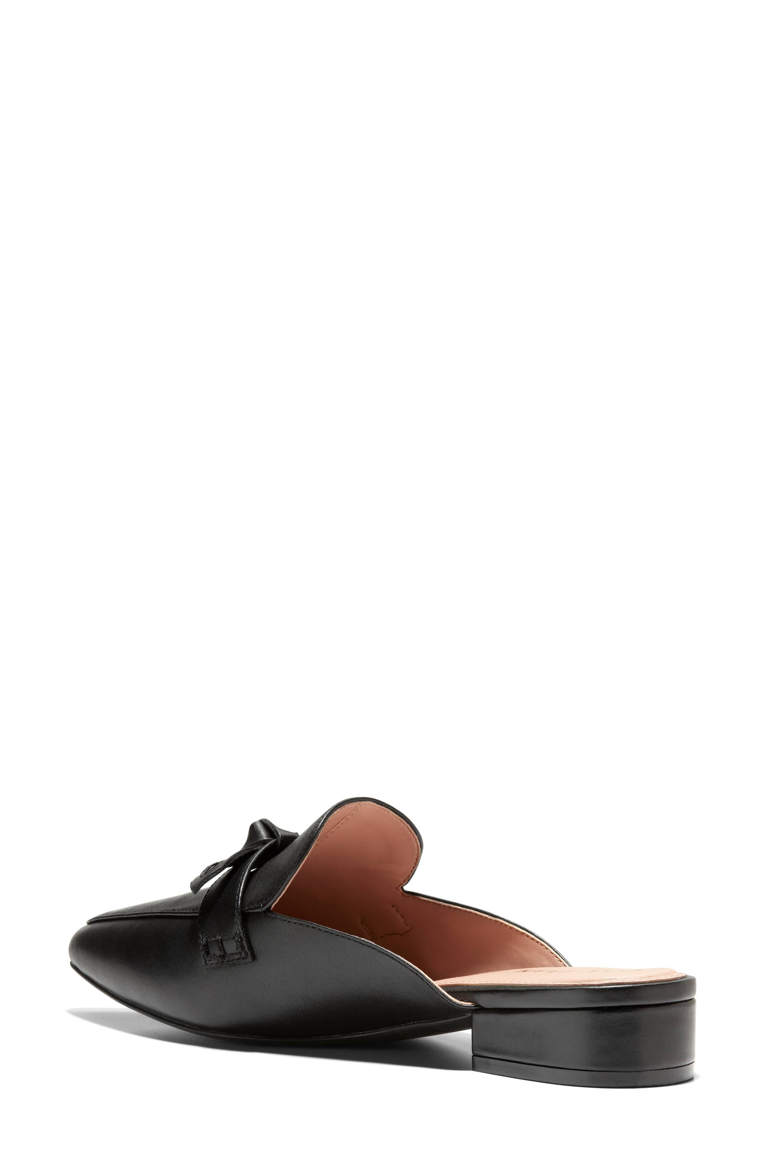 Cole Haan Piper Bow Mule, Alternate, color, Black Ltr