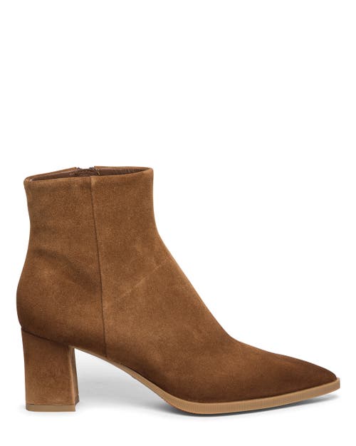 Santoni Suede Ankle Boot In Brown