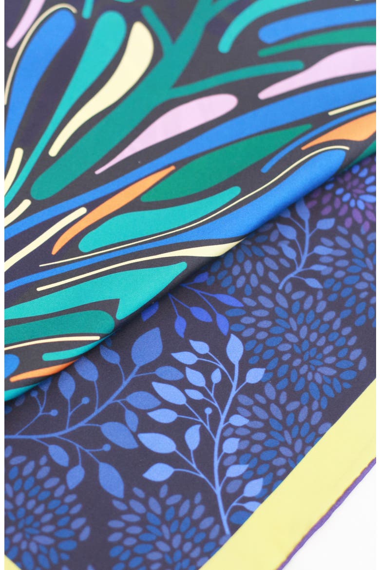 Silk Scarf of The Sprinkle Night, Alternate, color, Black