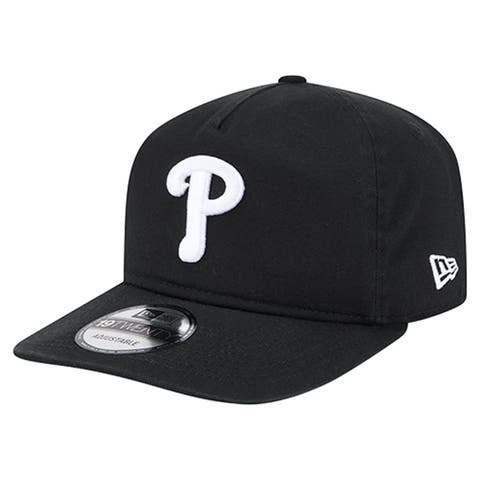 Men's New Era  Black/White Philadelphia Phillies 19TWENTY Adjustable Hat