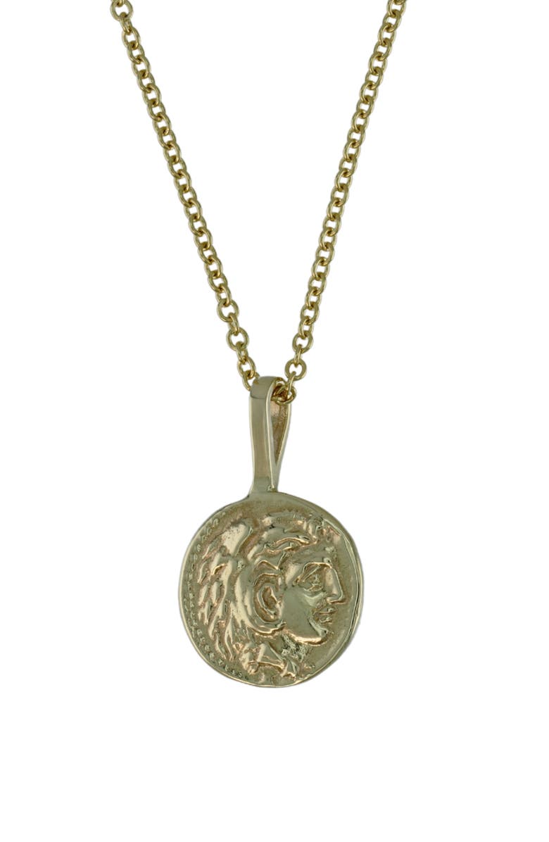 ALBISIA ATG Coin Pendant, Alternate, color, 14K Yellow Gold
