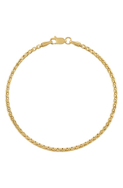 Men's Box Chain Bracelet