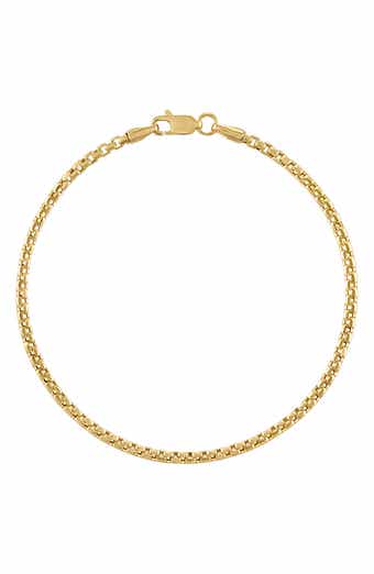 FUZION CREATIONS Men's Box Chain Bracelet