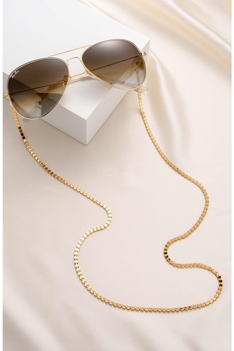 Desert Eyeglass Chain, Alternate, color, GOLD